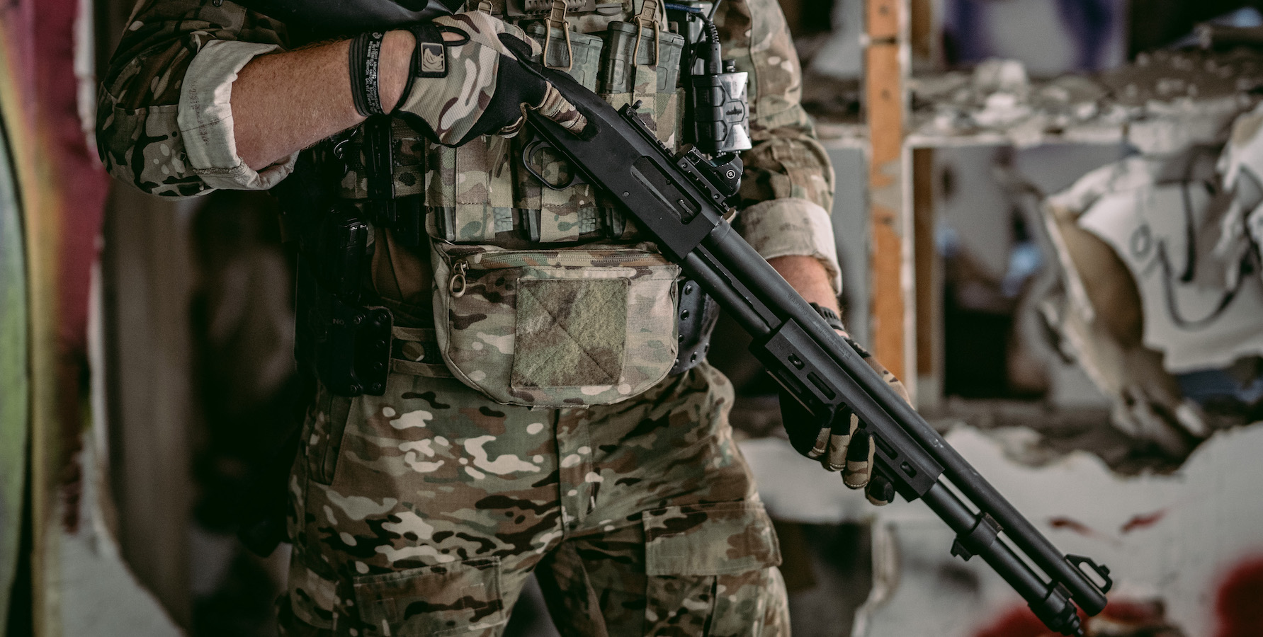 Рушниця Mossberg M590A1 GRS M-LOK Фото 2